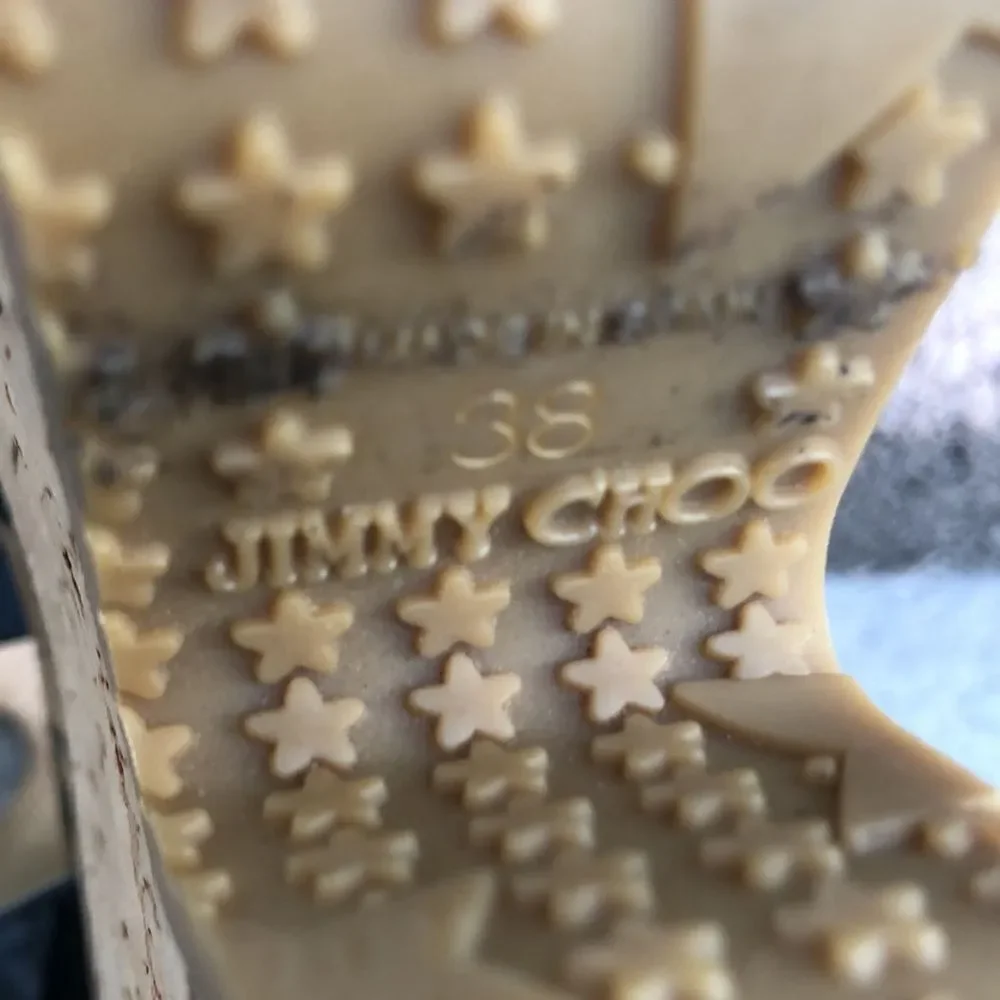 Jimmy Choo Patent Leather w/ leopard print